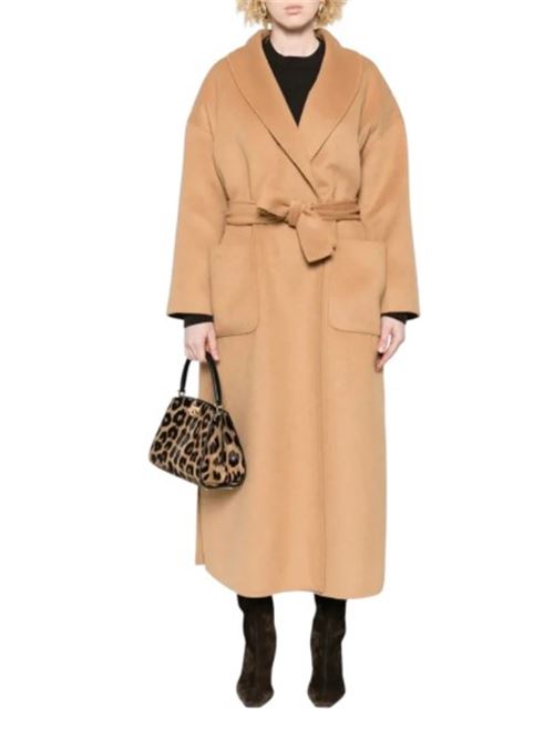 Long coat with black belt in tone Liu Jo | MF5491T4627.71320